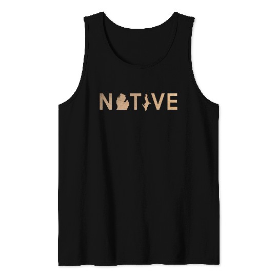 Native Michigan Sand Dunes Tank Tops
