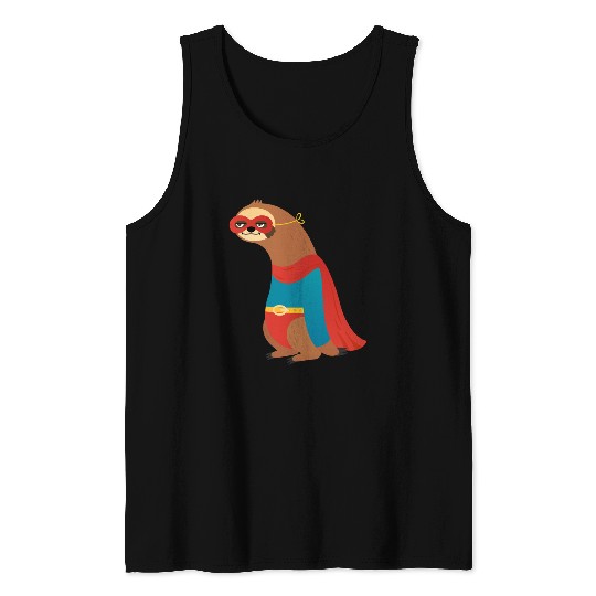 sloth superhero Tank Tops