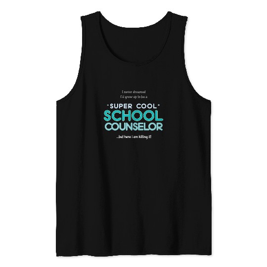 Super Cool School Counselor Tank Top