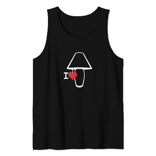 I Love Lamp Tank Tops