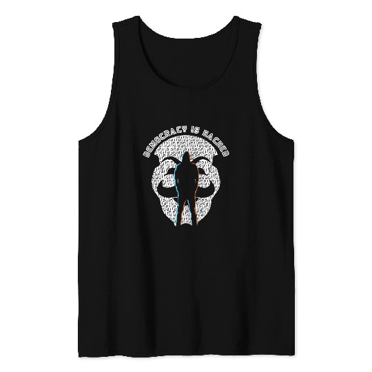 Democracy Is Hacked Tank Top