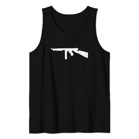Thompson submachine gun gift Tank Tops