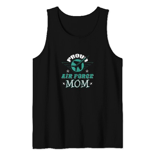 Proud Air Force Mom T Shirt Tank Top
