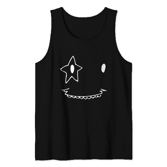 White star Face (Scarface) naughty as a gift idea Tank Top