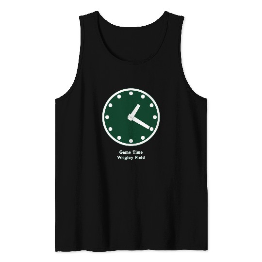 WRIGLEY FIELD SCOREBARD CLOCK IS CHICAGO CUBS GAME Tank Tops