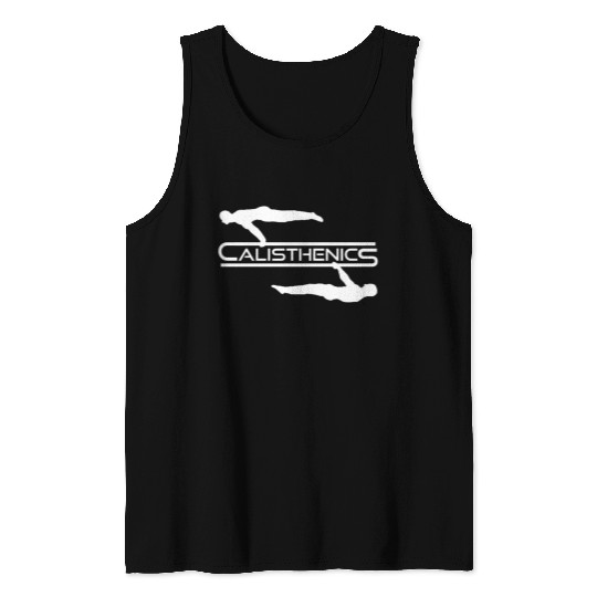 Calisthenics Planche Front Lever Street Workout Tank Tops