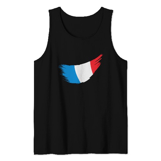 France Flag Tank Tops