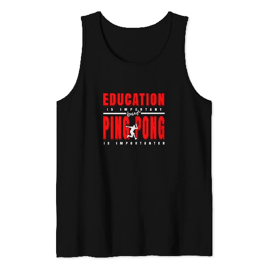 Ping pong education gift Tank Top