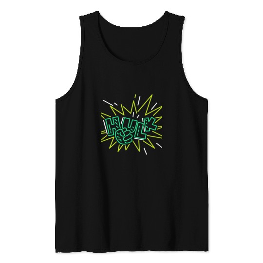 Neon Hulk Tank Tops By Marvel Design By Humans----PD