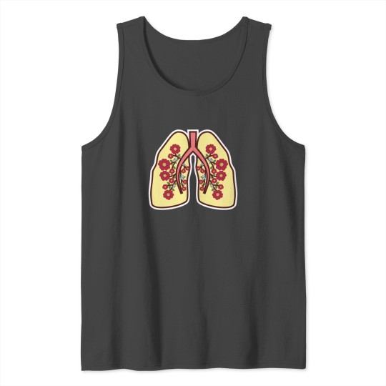Lungs full of Flowers I Gift idea for nature lover Tank Top