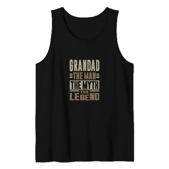 Grandad The Man The Legend Tank Top