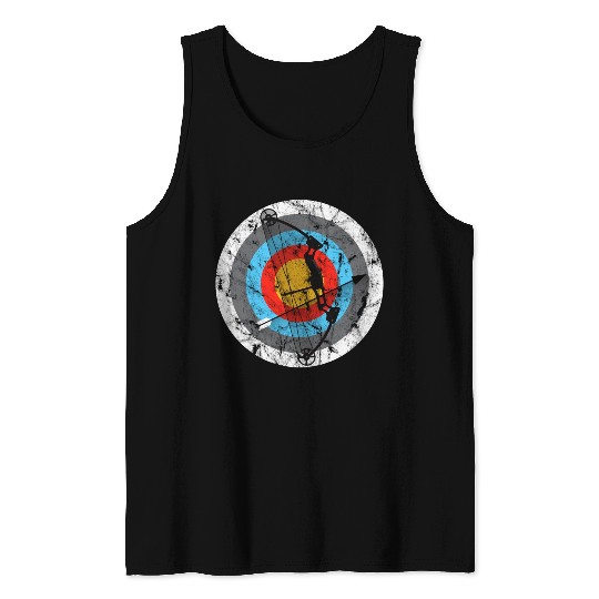 Archery Target Compound Bow Gift Tank Tops