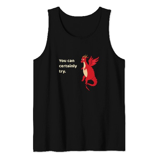 You Can Certainly Try Red Dragon Tank Tops