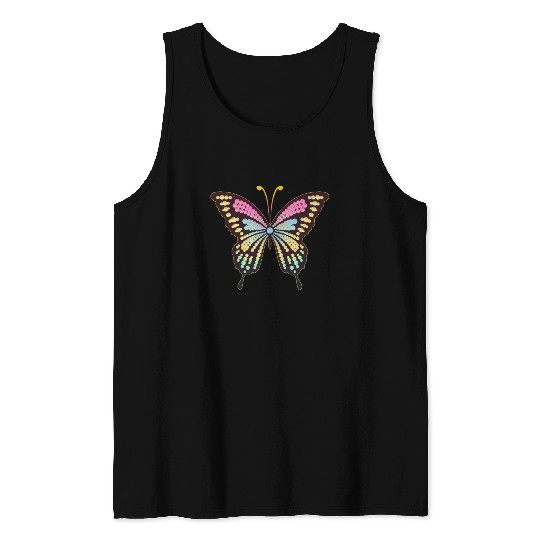 Flip Sequin Butterfly style Tank Top