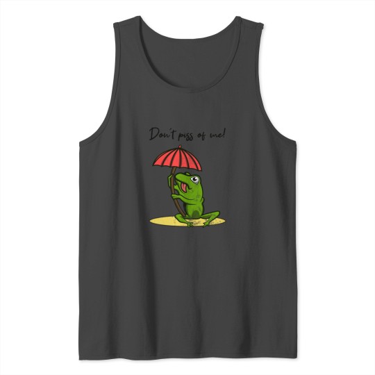 FUNNY FROG TOAD UMBRELLA LURCH DONT PISS OF ME Tank Top