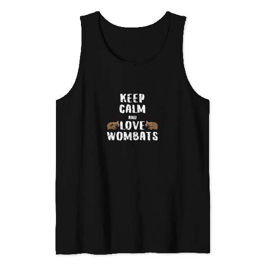 Wombat Love Tank Tops
