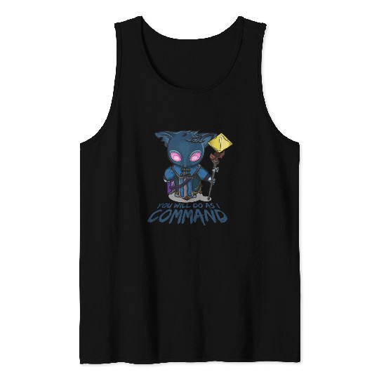 Mind Control Cat Cosplay Costume Cat Command Tank Top