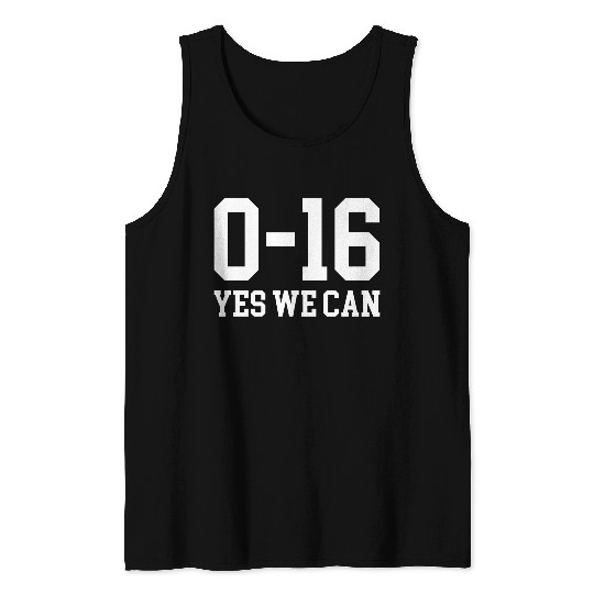 Detroit Lions 0 16 Yes We Can Tank Tops