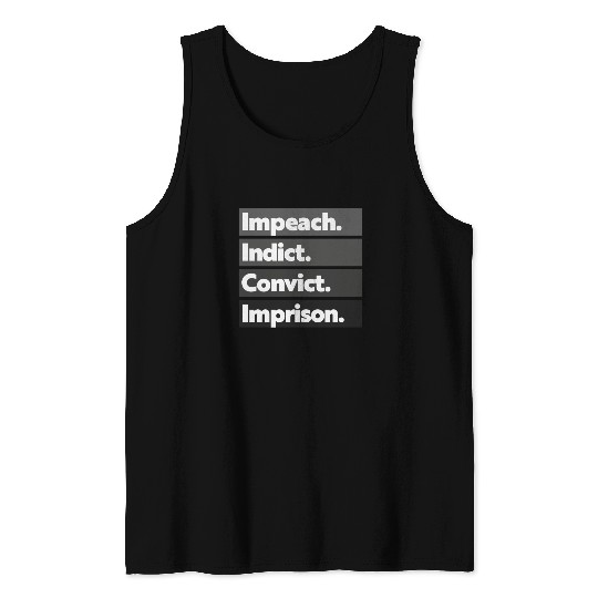 Trump Impeach, Anti Trump Protest Tank Tops