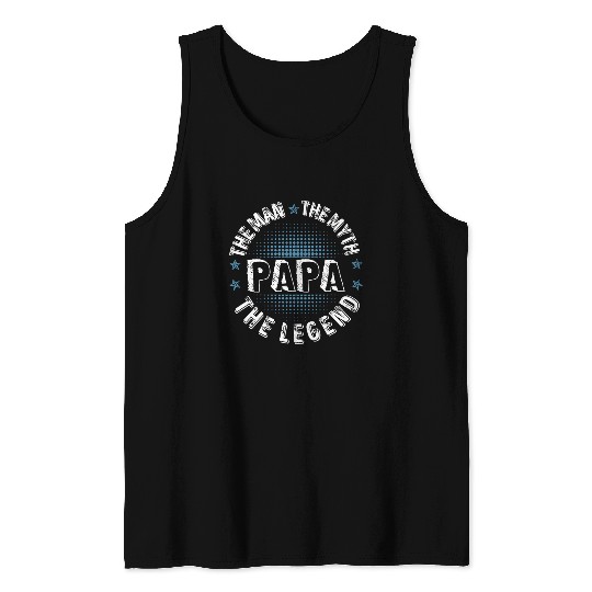 PAPA - The Man, The Legend I Father's Day Gift Tank Top