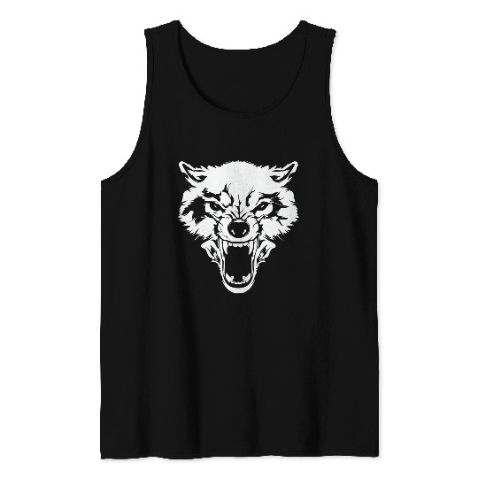 Wolf Bad Wolf Alpha Wolf Tank Tops