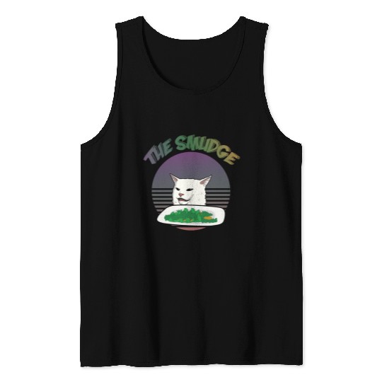 Smudge The Cat Meme Tank Tops