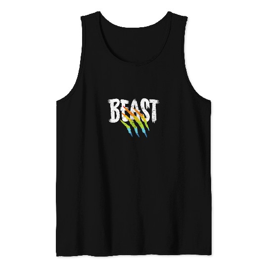 LGBT Rainbow Flag Beast Tank Tops