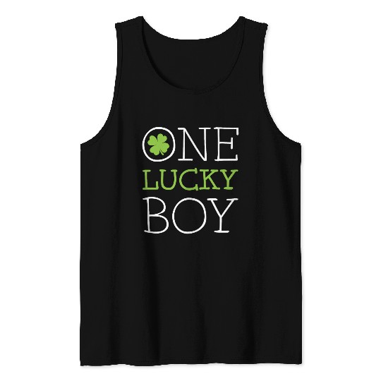 One lucky boy Tank Tops