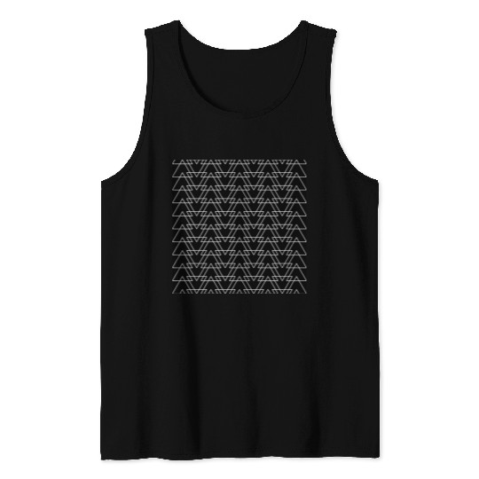 Triangle Black White Tank Tops