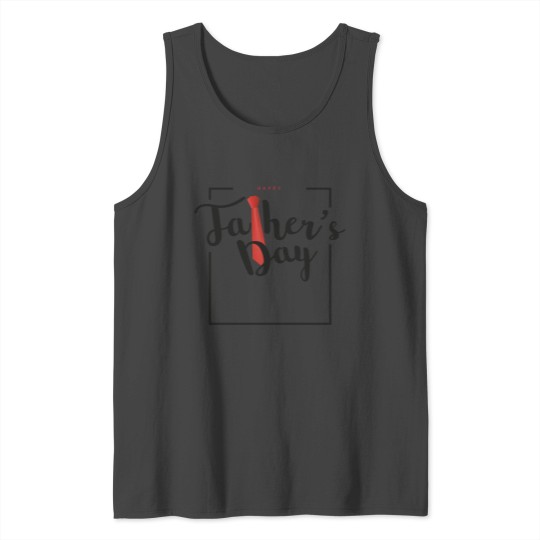 Happy Father's Day Tie Tank Top