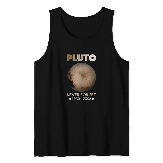 Pluto Never Forget 1930-2006 Tank Tops