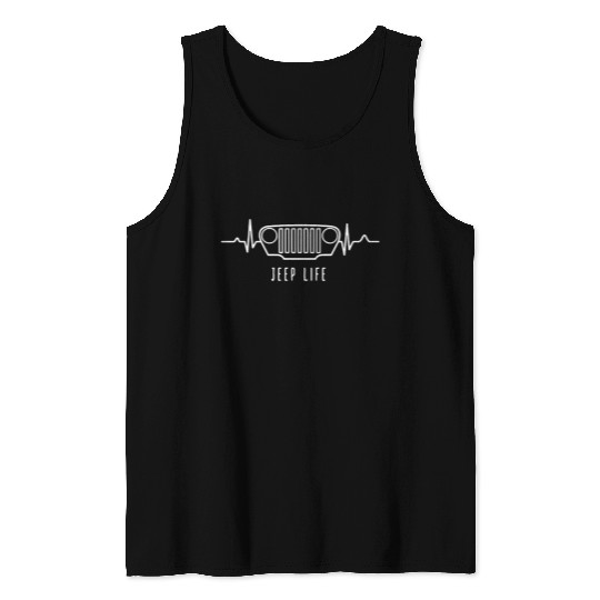 Jeep Life Car Tank Tops