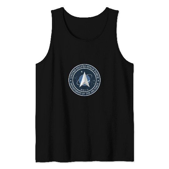 New Space Force Logo 2020 USSF Tank Tops