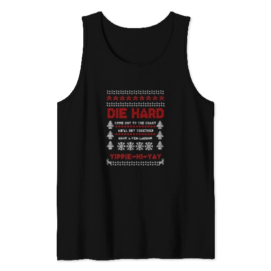 Die Hard Christmas Jumper Tank Tops