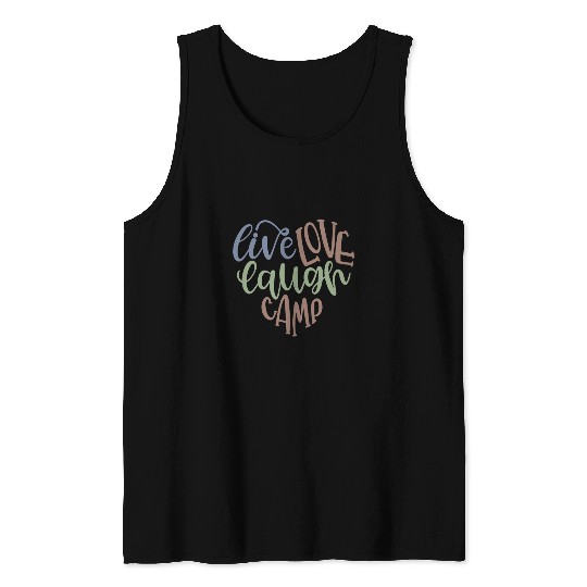 Live Love Laugh Camp RV Tank Tops