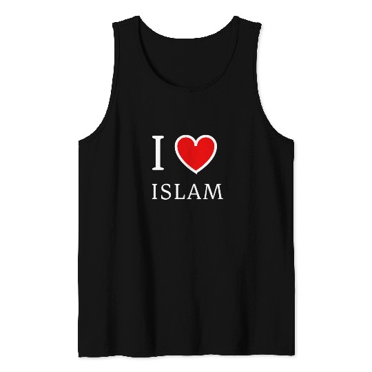 Gift I love islam religion design Tank Top