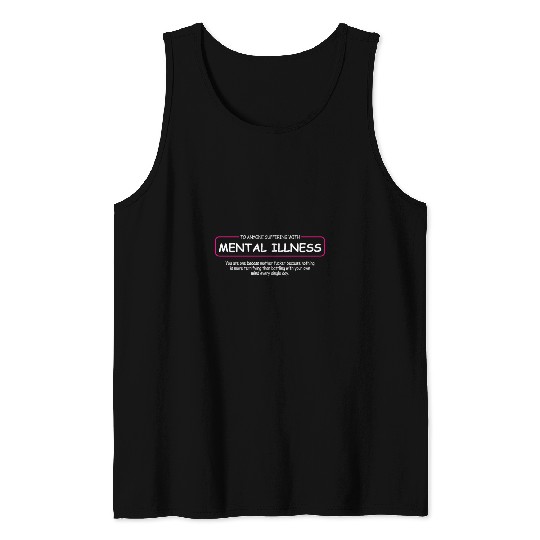 You Are A Badass Depressed Gift Tank Top