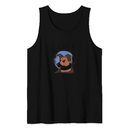 laika dog - laika soviet russia Tank Top