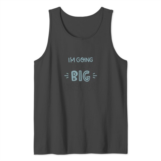 Big Brother Become Sibling Boy Blue Tank Top