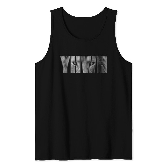 YHWH Yahweh God Lion Gift Tank Tops