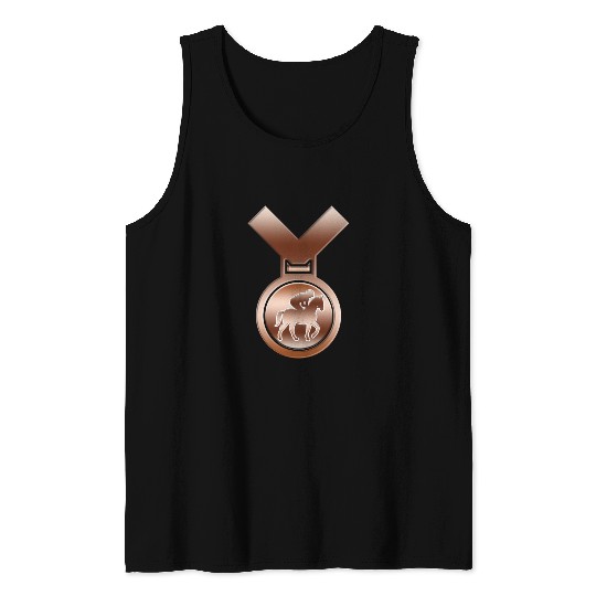 Bronze medal Horse Rider Tank Top