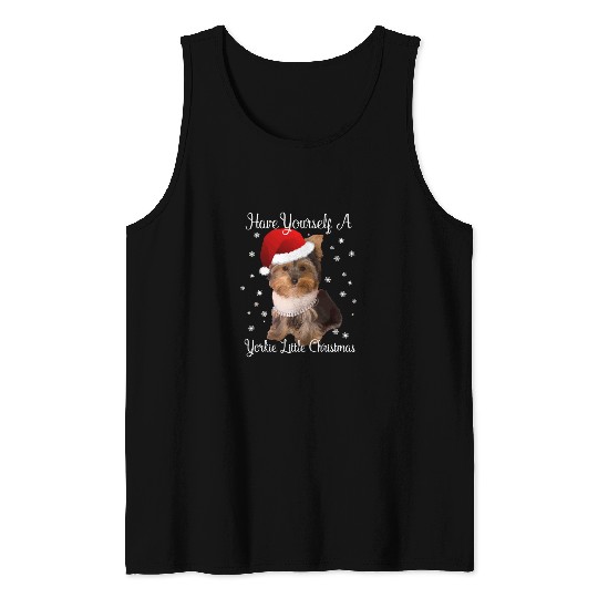 Have Yourself A Yorkie Little Christmas Tank Top