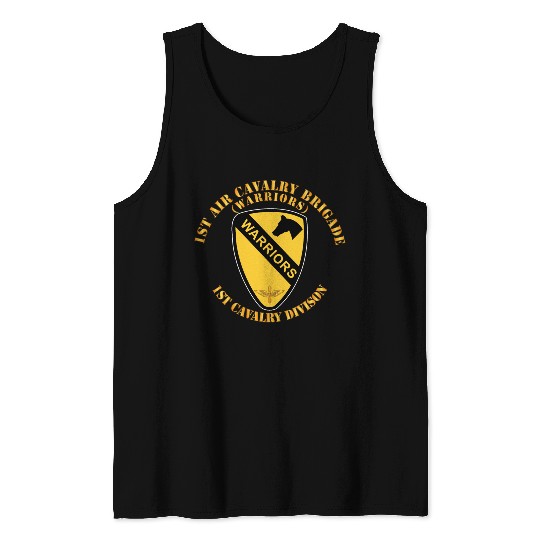 Army 1st Air Cavalry Bde Warriors 1st Cav Division Tank Tops
