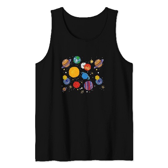 The space Tank Tops