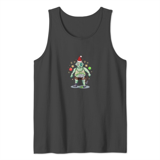 Merry Christmas With The Zombie Man Tank Top