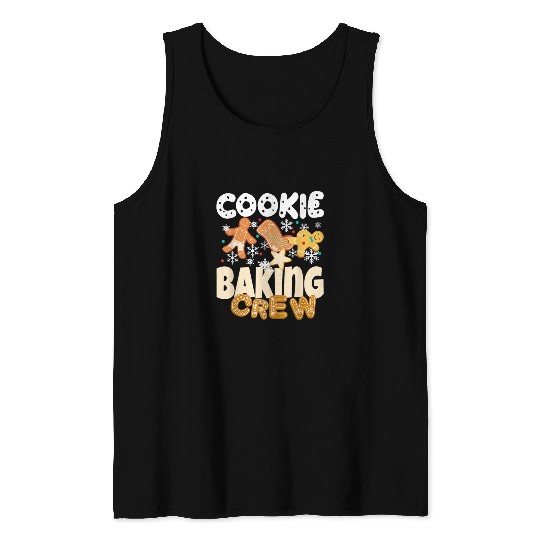Cookie Baking Crew Authentic Christmas Baker Team Tank Top