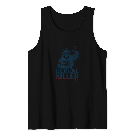 Vintage Funny Cereal Killer Breakfast Tank Top