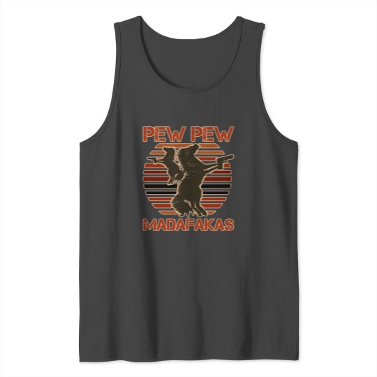 Horse Riding Shooting Motherfuckers Collection Tank Top