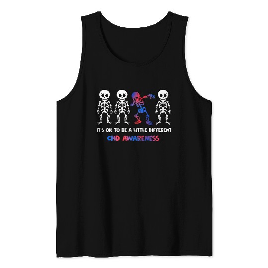 It s OK To Be A Little Different CHD Awareness Tank Top
