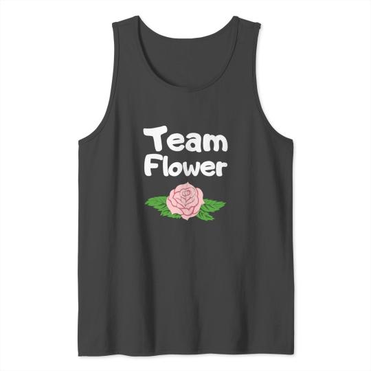 Gender Reveal Party Team Flower Tank Top